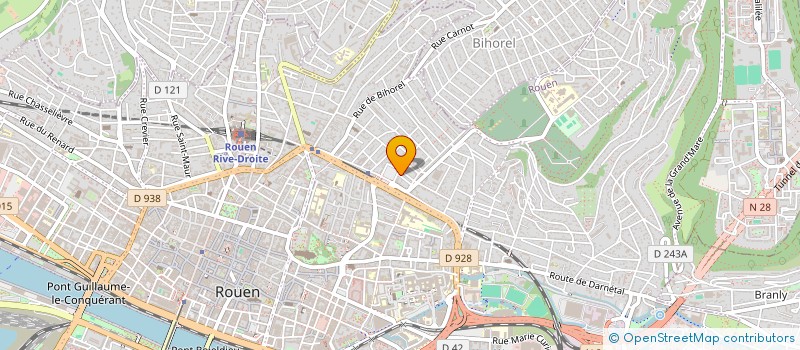 localisation de l'entreprise MADAME JEANNE FAVIER  ROUEN