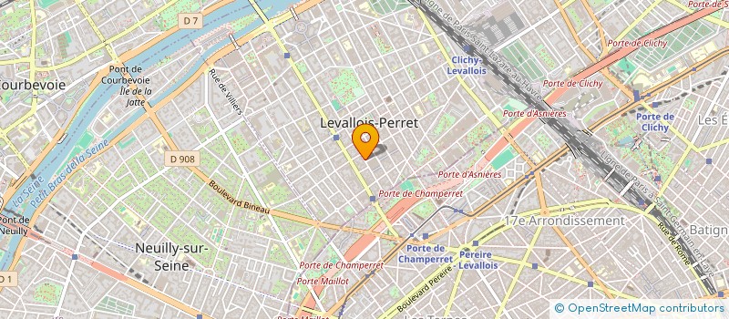 localisation de l'entreprise MADAME JEANNE FAYE à LEVALLOIS-PERRET