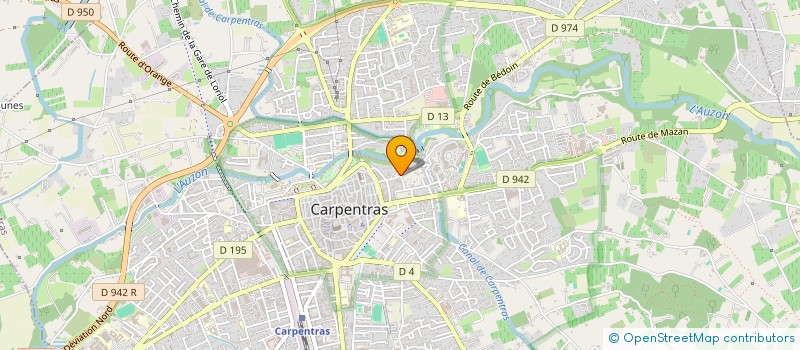localisation de l'entreprise MADAME JEANNE FILIPPEDDU à CARPENTRAS