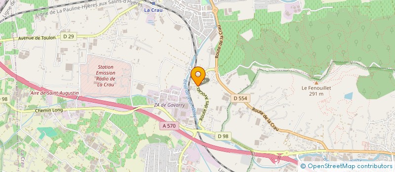 localisation de l'entreprise MADAME JEANNE FILIPPINI  LA CRAU