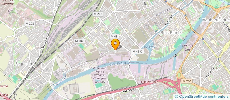 localisation de l'entreprise MADAME JEANNE FLANDIN à LILLE