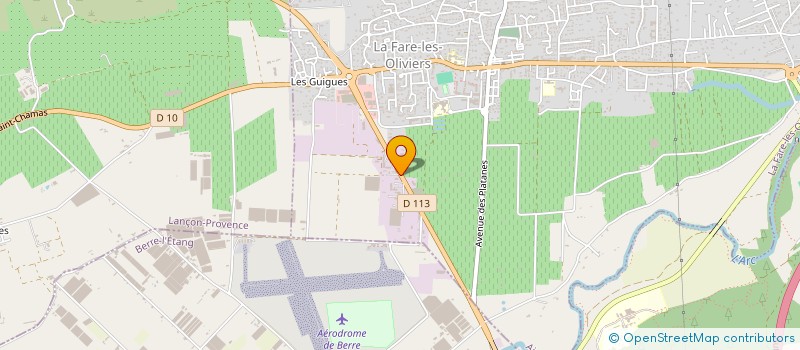 localisation de l'entreprise MADAME JEANNE FLORENCE  LA FARE-LES-OLIVIERS