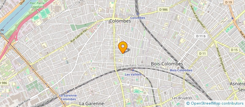 localisation de l'entreprise MADAME JEANNE FONTAINE  COLOMBES