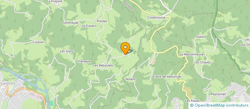 localisation de l'entreprise MADAME JEANNE FOROT  DESAIGNES