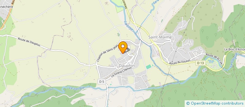 localisation de l'entreprise MADAME JEANNE FOUGEROUX à FORCALQUIER