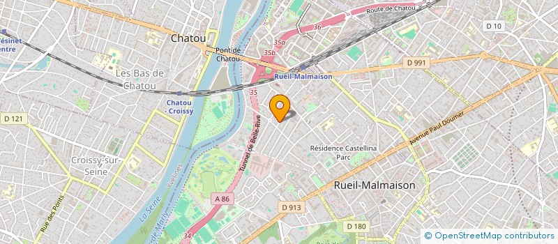 localisation de l'entreprise MADAME JEANNE FOURRIERE à RUEIL-MALMAISON