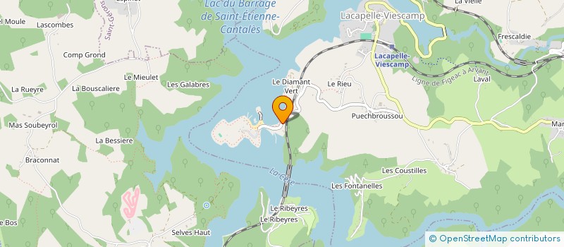 localisation de l'entreprise MADAME JEANNE FRAYSSE à LAROQUEBROU