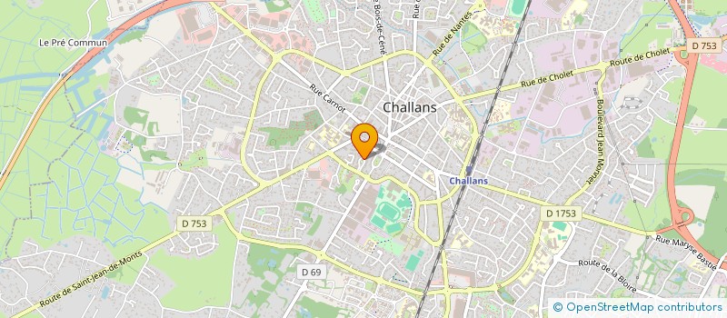 localisation de l'entreprise MADAME JEANNE FRENECHARD à CHALLANS