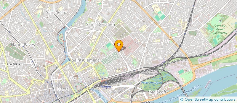 localisation de l'entreprise MADAME JEANNE FRERE à NANTES