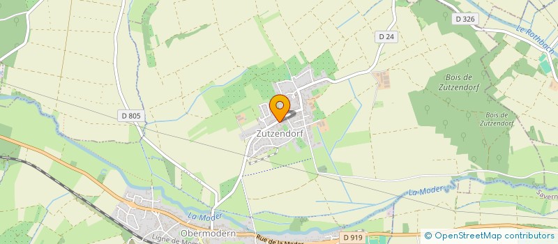 localisation de l'entreprise MADAME JEANNE FREY  OBERMODERN-ZUTZENDORF