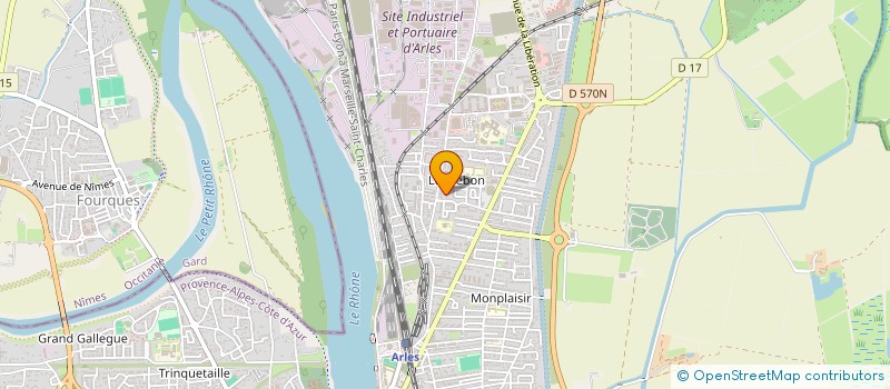 localisation de l'entreprise MADAME JEANNE GAETA à ARLES