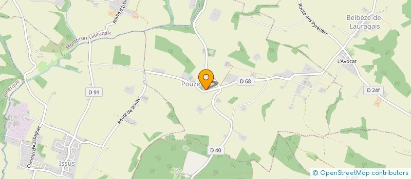 localisation de l'entreprise MADAME JEANNE GAIGA  POUZE