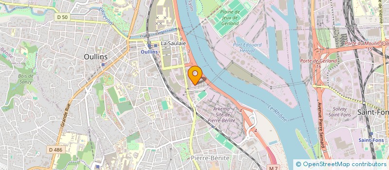 localisation de l'entreprise MADAME JEANNE GAILLARD  OULLINS-PIERRE-BENITE