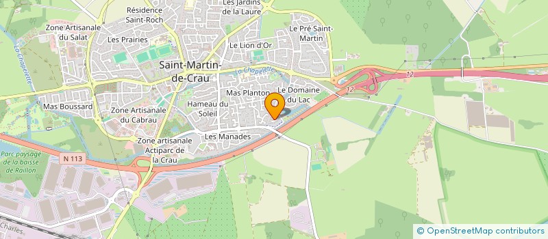 localisation de l'entreprise MADAME JEANNE GALLE à SAINT MARTIN DE CRAU