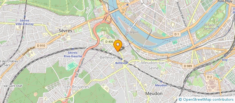localisation de l'entreprise MADAME JEANNE GAMET à MEUDON