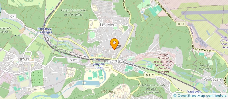 localisation de l'entreprise MADAME JEANNE GAUBERT  JOUY-EN-JOSAS