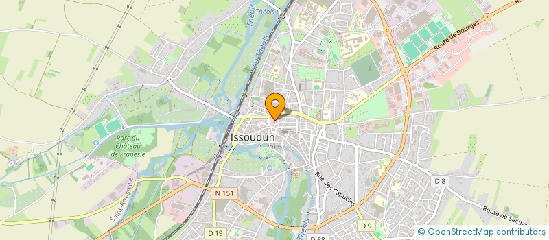 localisation de l'entreprise MADAME JEANNE GAUCHER  ISSOUDUN