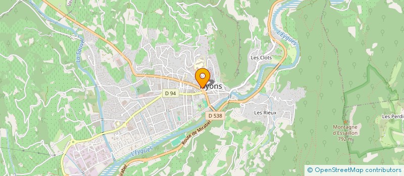 localisation de l'entreprise MADAME JEANNE GAUDIN  NYONS