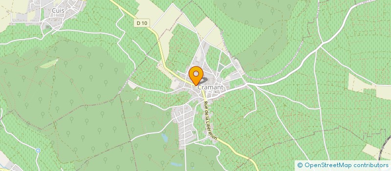 localisation de l'entreprise MADAME JEANNE GAUNEL  CRAMANT
