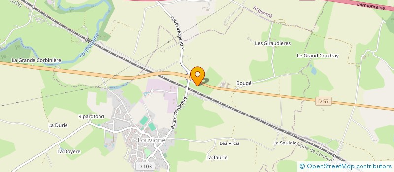 localisation de l'entreprise MADAME JEANNE GAUTIER à SOULGE-SUR-OUETTE