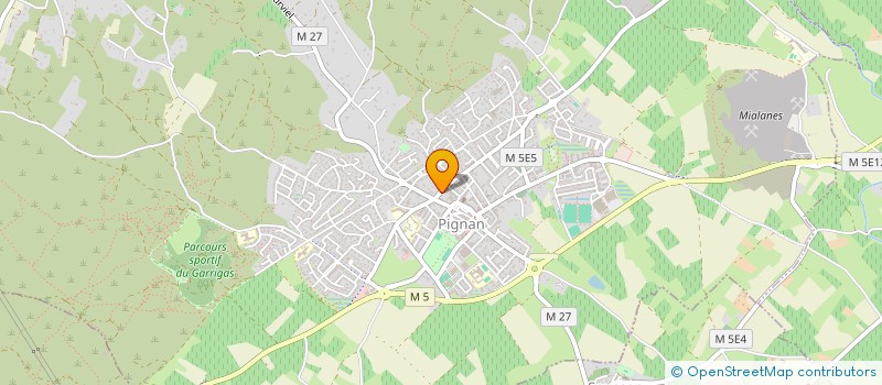 localisation de l'entreprise MADAME JEANNE GELLY à PIGNAN