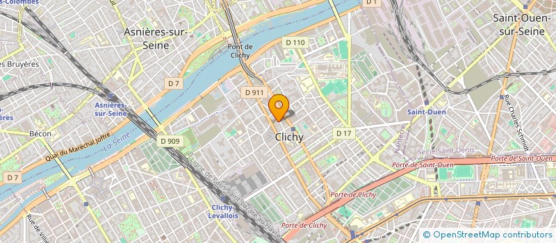 localisation de l'entreprise MADAME JEANNE GIROU à CLICHY