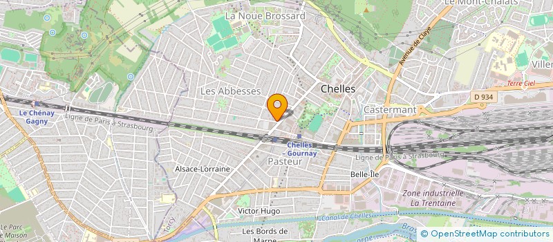 localisation de l'entreprise MADAME JEANNE GISELE EBOUMBOU  CHELLES