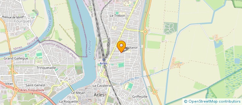 localisation de l'entreprise MADAME JEANNE GLAVIER  ARLES