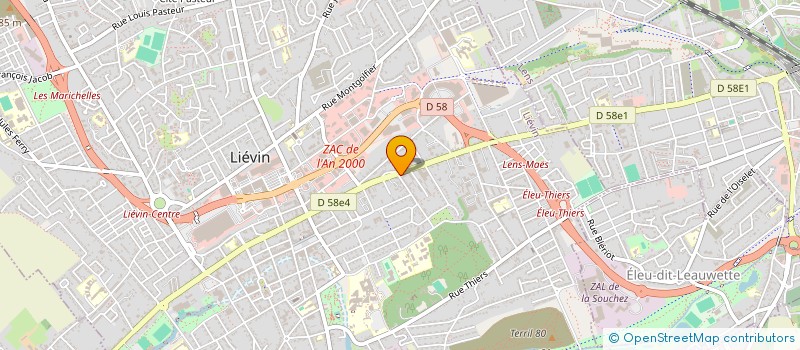 localisation de l'entreprise MADAME JEANNE GOLVET  LIEVIN