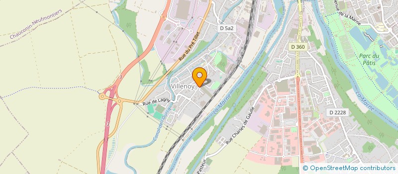 localisation de l'entreprise MADAME JEANNE GORNIAK  VILLENOY