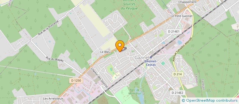 localisation de l'entreprise MADAME JEANNE GOUGET  CESTAS