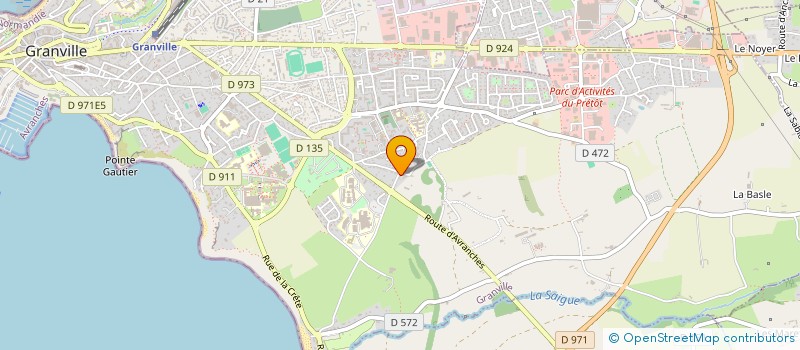 localisation de l'entreprise MADAME JEANNE GOUPIL  GRANVILLE