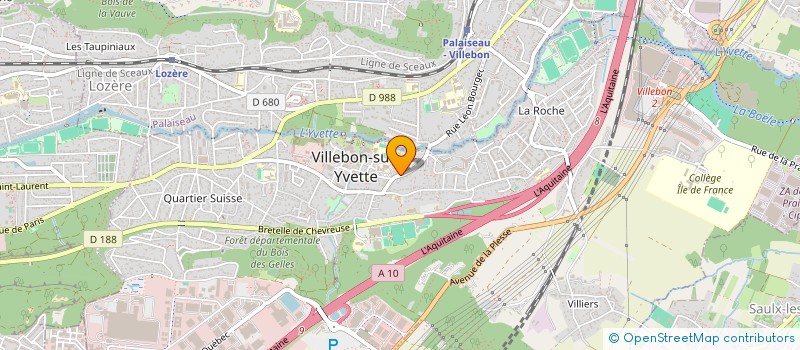 localisation de l'entreprise MADAME JEANNE GOURMEN à VILLEBON-SUR-YVETTE