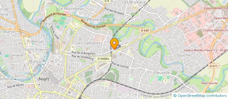 localisation de l'entreprise MADAME JEANNE GOUTEYRON à NIORT