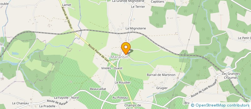 localisation de l'entreprise MADAME JEANNE GRUGIER  GUITRES