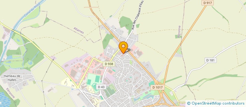 localisation de l'entreprise MADAME JEANNE GRUSON  PERONNE