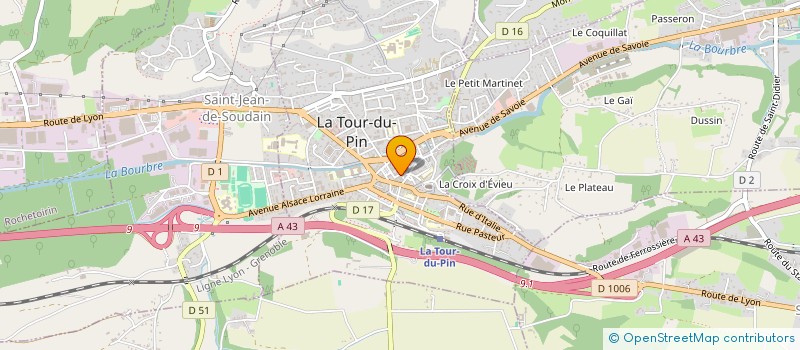 localisation de l'entreprise MADAME JEANNE GUELPA  LA TOUR-DU-PIN