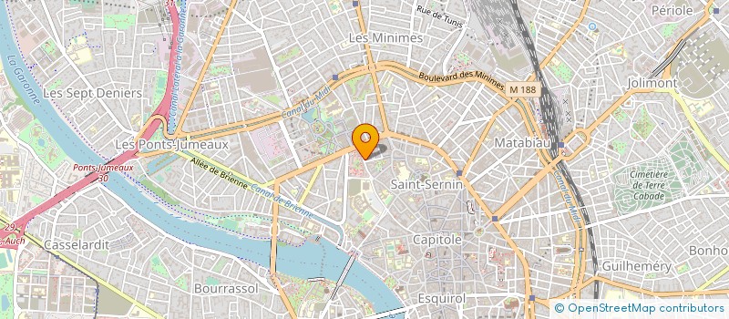 localisation de l'entreprise MADAME JEANNE GUEYRARD à TOULOUSE
