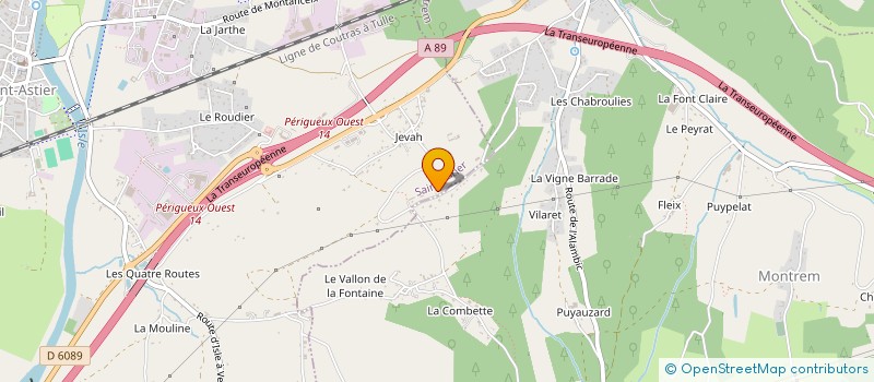 localisation de l'entreprise MADAME JEANNE GUICHAOUA à SAINT-ASTIER