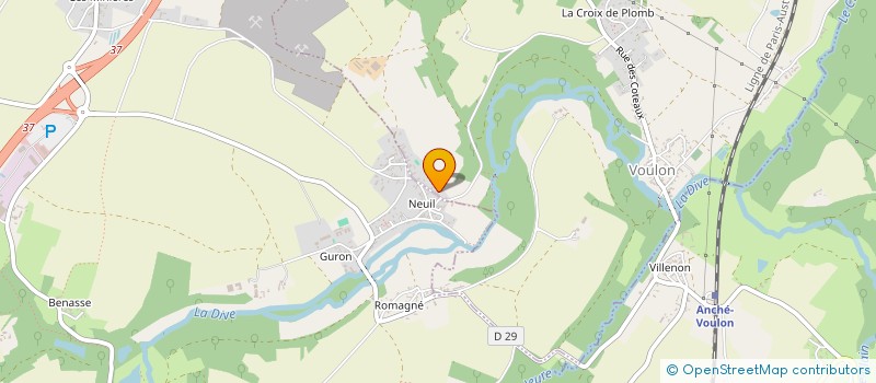 localisation de l'entreprise MADAME JEANNE GUILBARD  VOULON