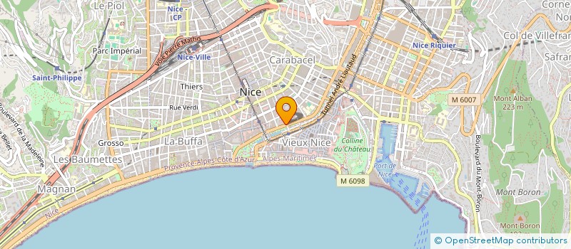 localisation de l'entreprise MADAME JEANNE GUILLARD à NICE