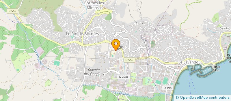 localisation de l'entreprise MADAME JEANNE GUILLAUME  BORMES-LES-MIMOSAS