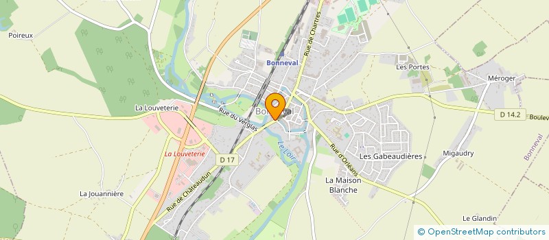 localisation de l'entreprise MADAME JEANNE GUILLAUMIN à BONNEVAL