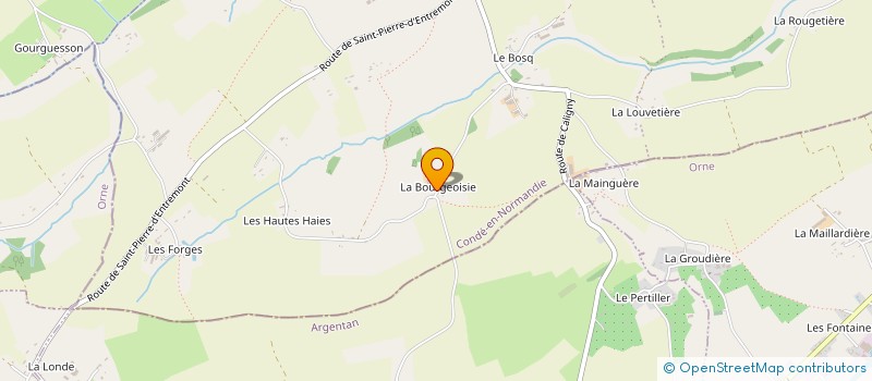 localisation de l'entreprise MADAME JEANNE GUILLAUMIN à CONDE-EN-NORMANDIE