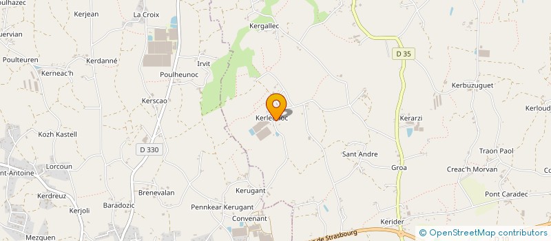 localisation de l'entreprise MADAME JEANNE GUILLOU à CLEDER