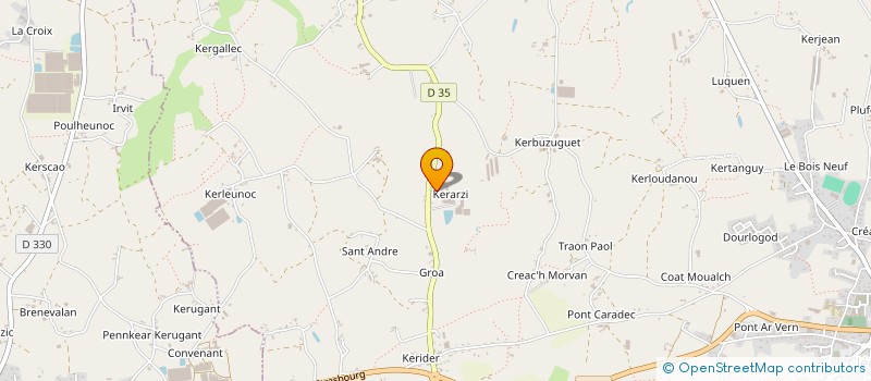 localisation de l'entreprise MADAME JEANNE GUILLOU  CLEDER