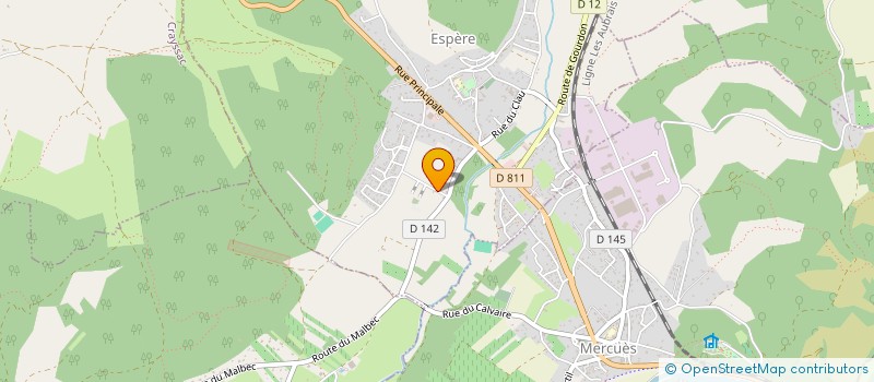 localisation de l'entreprise MADAME JEANNE GUIRAL  SAINT GERY-VERS