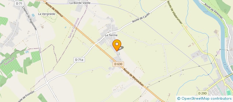 localisation de l'entreprise MADAME JEANNE GUY  VILLEMUR-SUR-TARN