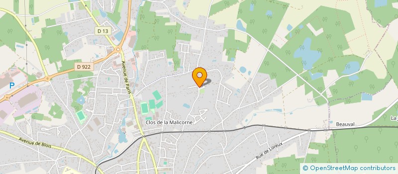 localisation de l'entreprise MADAME JEANNE HAGUET  ROMORANTIN-LANTHENAY