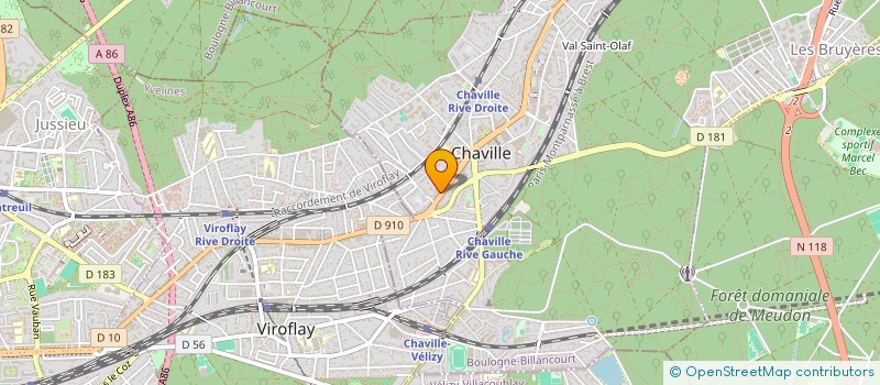 localisation de l'entreprise MADAME JEANNE HAIZE  CHAVILLE